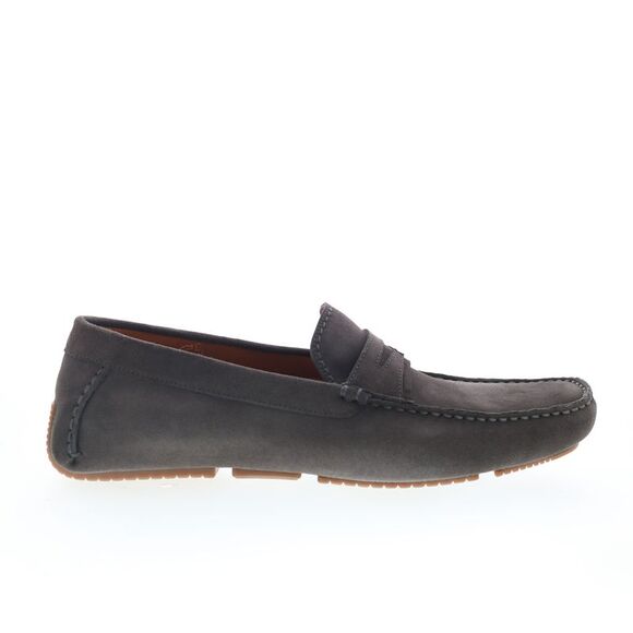Aquatalia Mens Brandon Suede Gray Shoes (NWT)